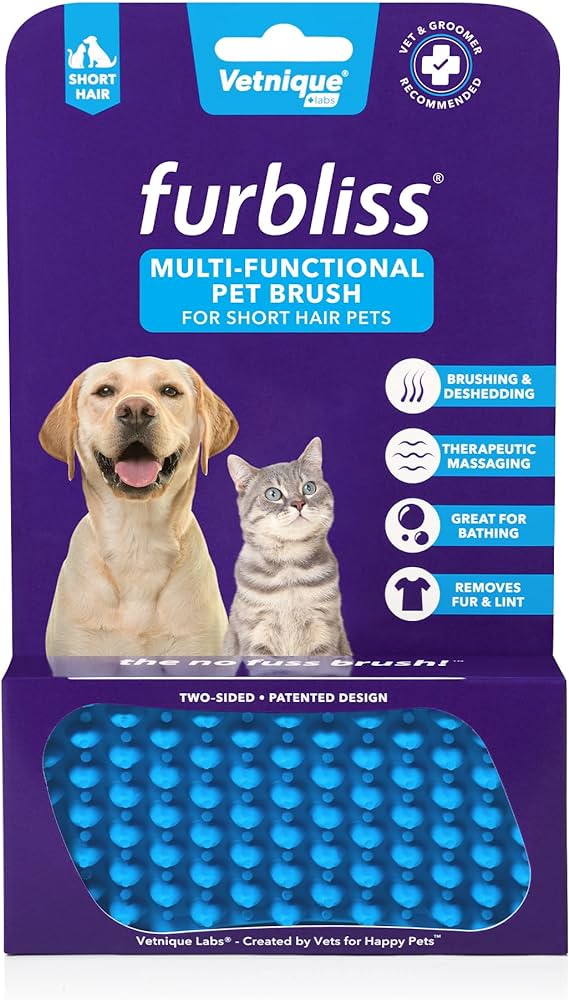 Furbliss Multi-Functioning Brush For Short Hair Pets