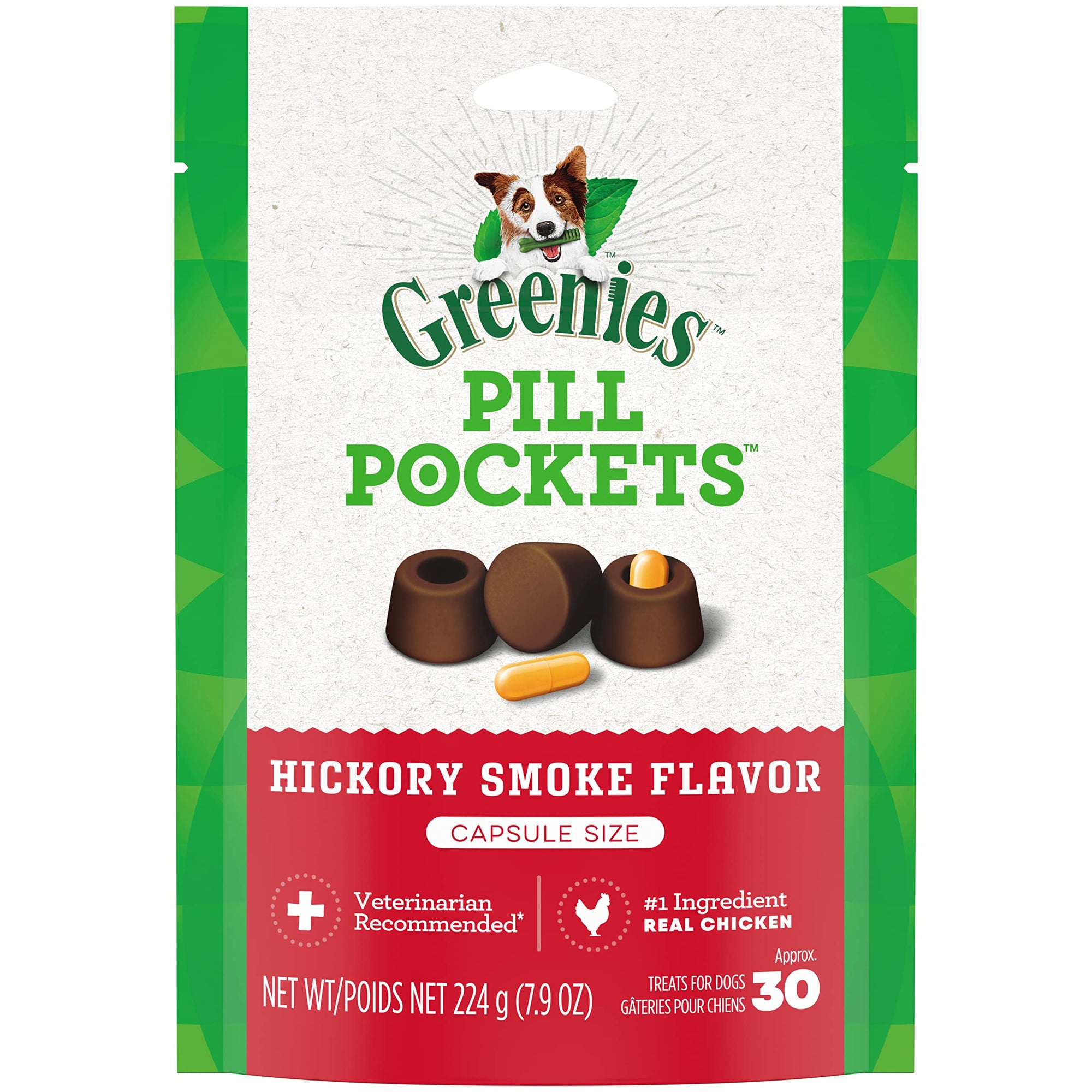 Greenies pill pockets-hickory 30 count