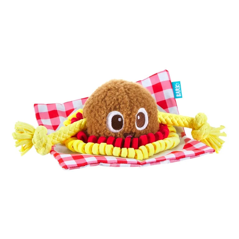 BARK Spaghetti and Meatballs Tug Toy