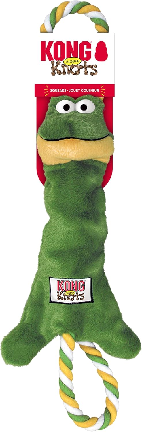 KONG Tugger Knots Frog Md/Large