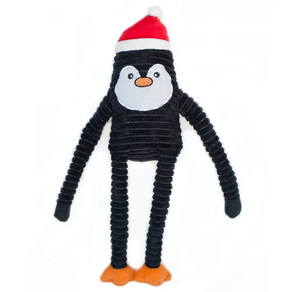 Zippy Paws Holiday Crinkle Penguin Small