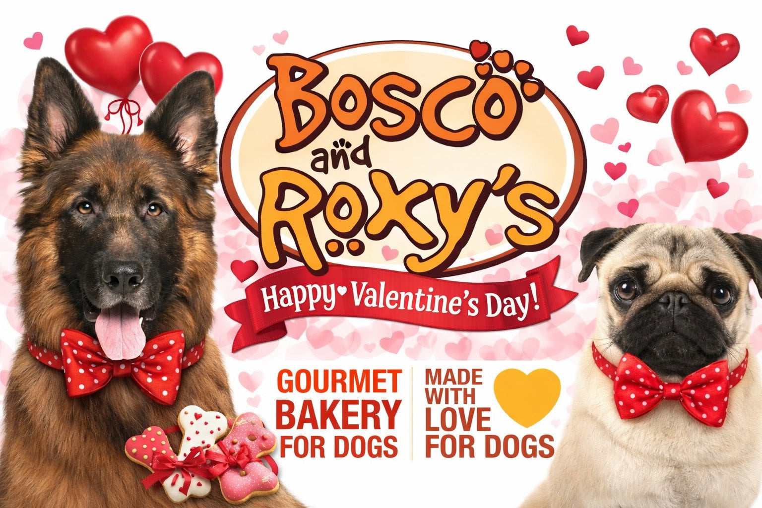 Bosco and Roxy - Valentines Day Edition