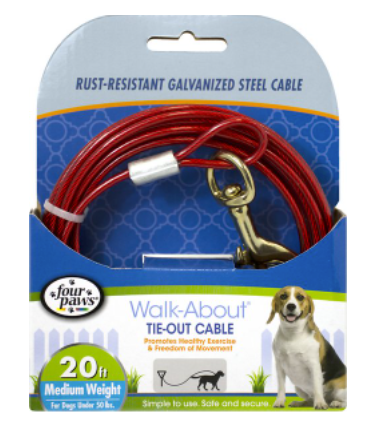 Four Paws Tie Out Cable