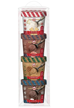 Puppy Scoops Holiday Dog Ice Cream Gift Pack